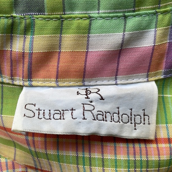 Vintage Stuart Randolph plaid dress - Picture 7 of 7